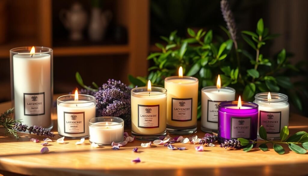 Aromatherapy candles