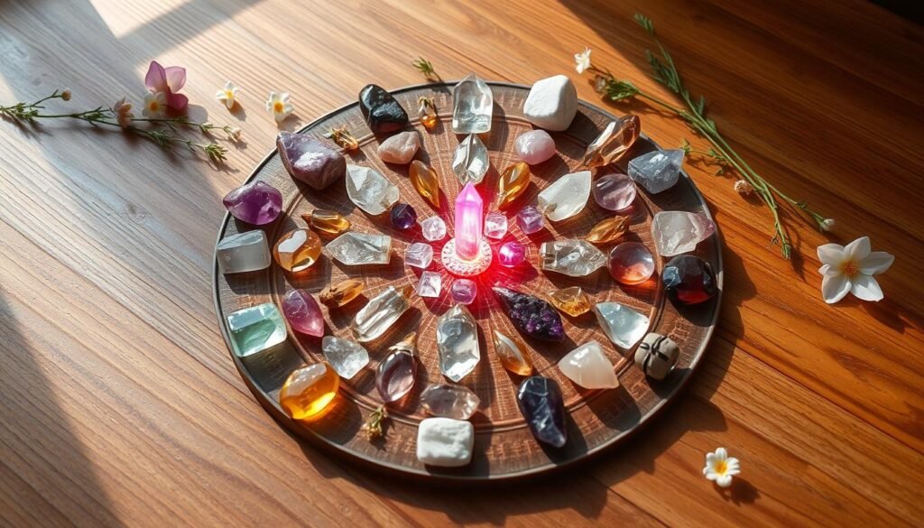 crystal healing grid