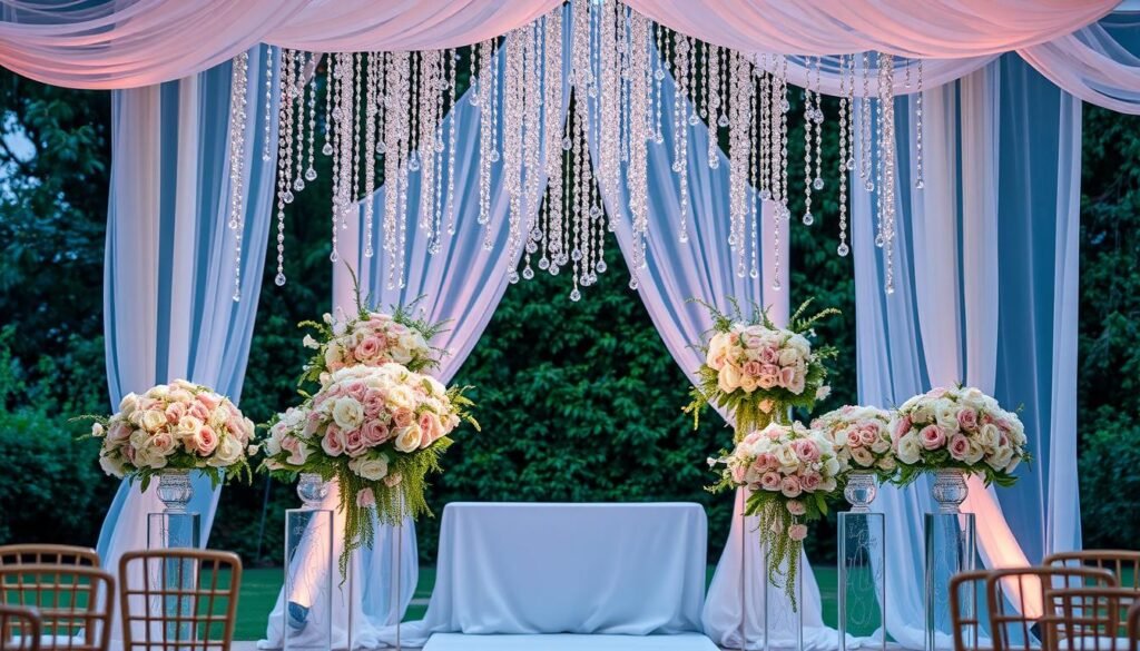 crystal wedding decorations