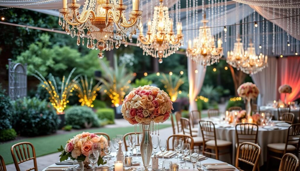 crystal wedding decorations