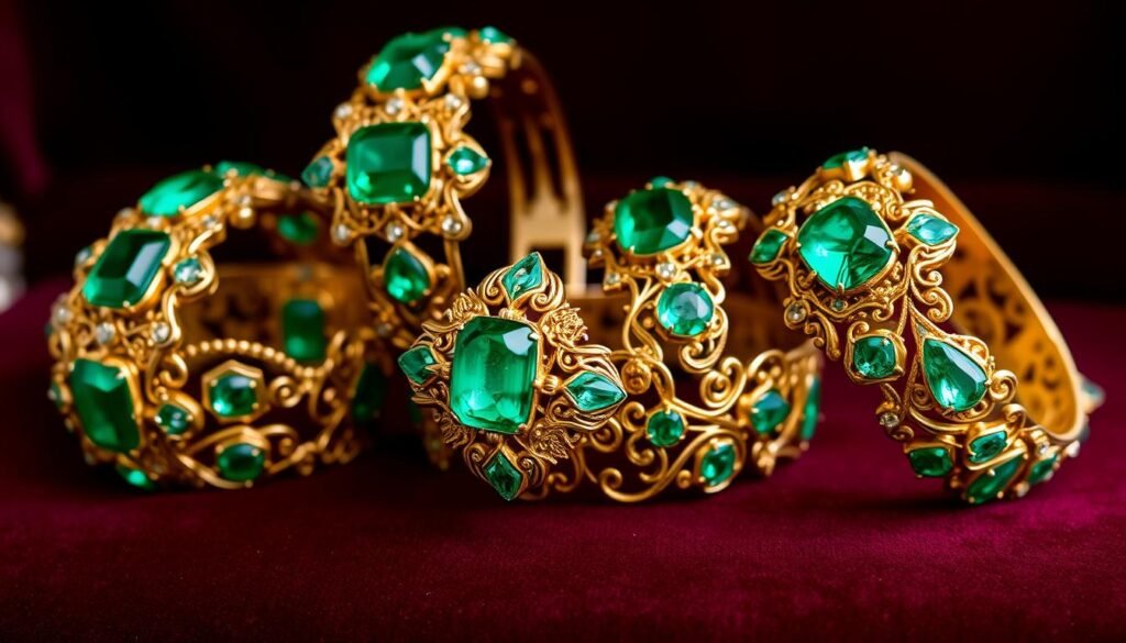 estate emerald bracelets estate emerald bracelets