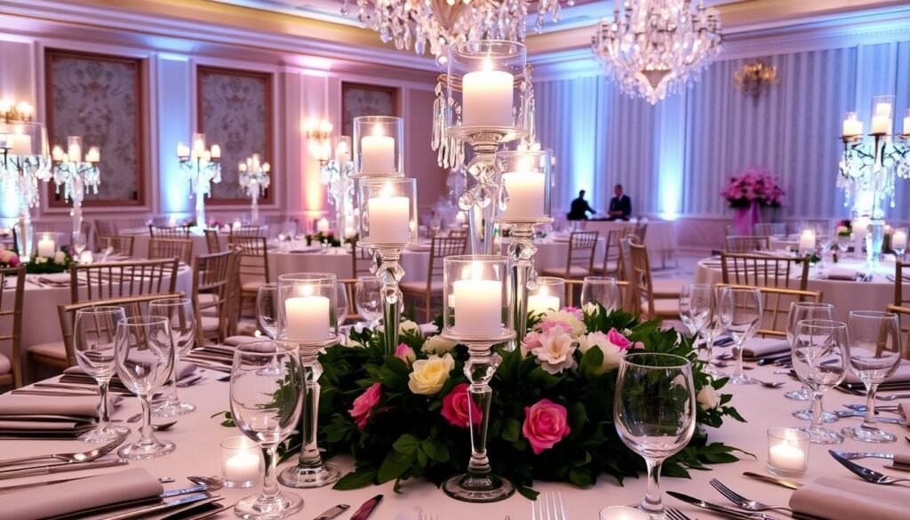 gemstone centerpieces