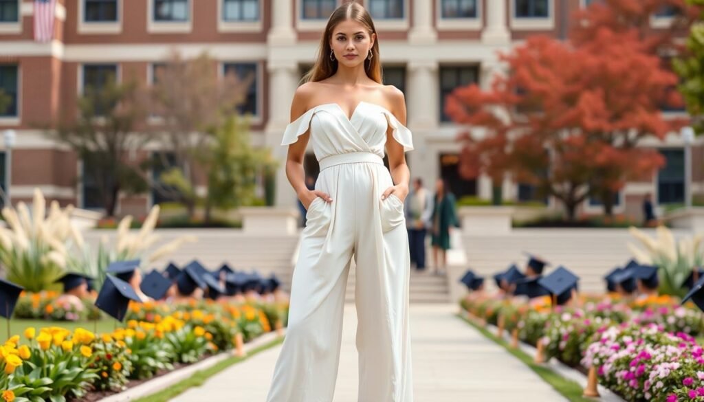 graduation jumpsuit