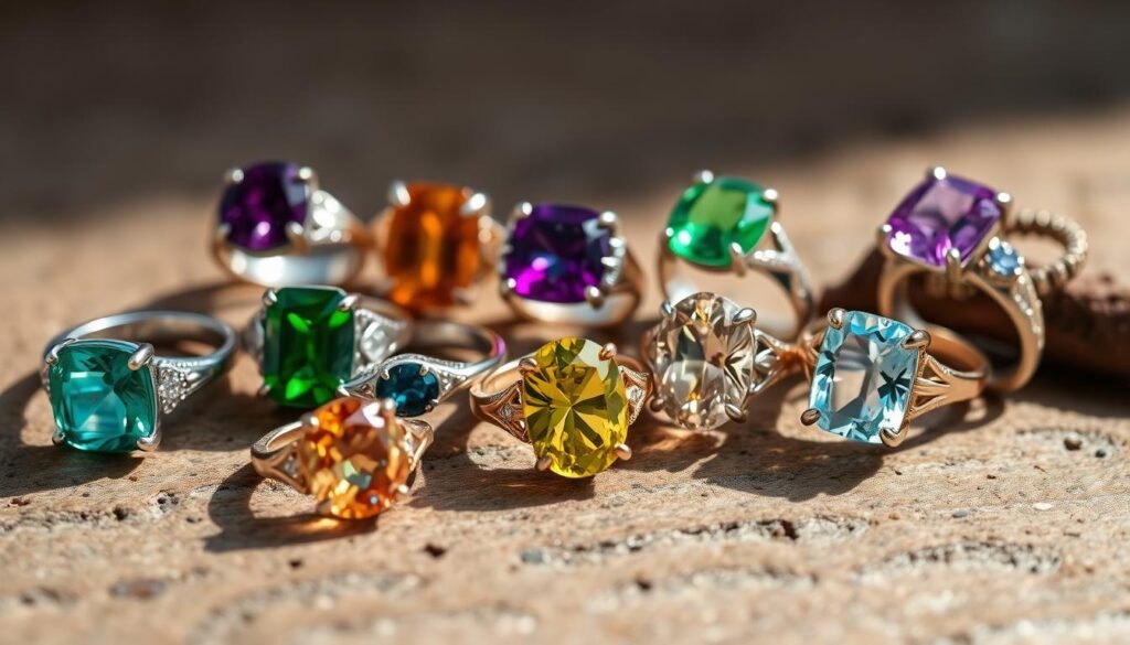 natural gemstone rings natural gemstone rings