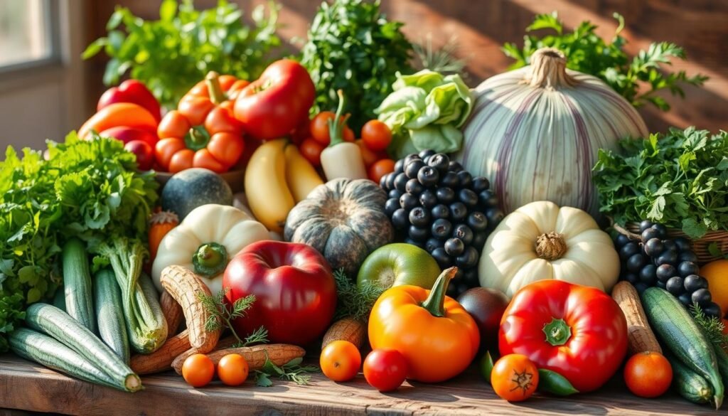 seasonal organic produce