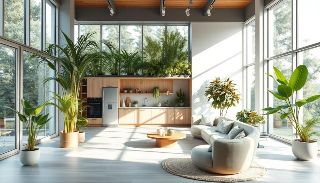 sustainable indoor plan architecture