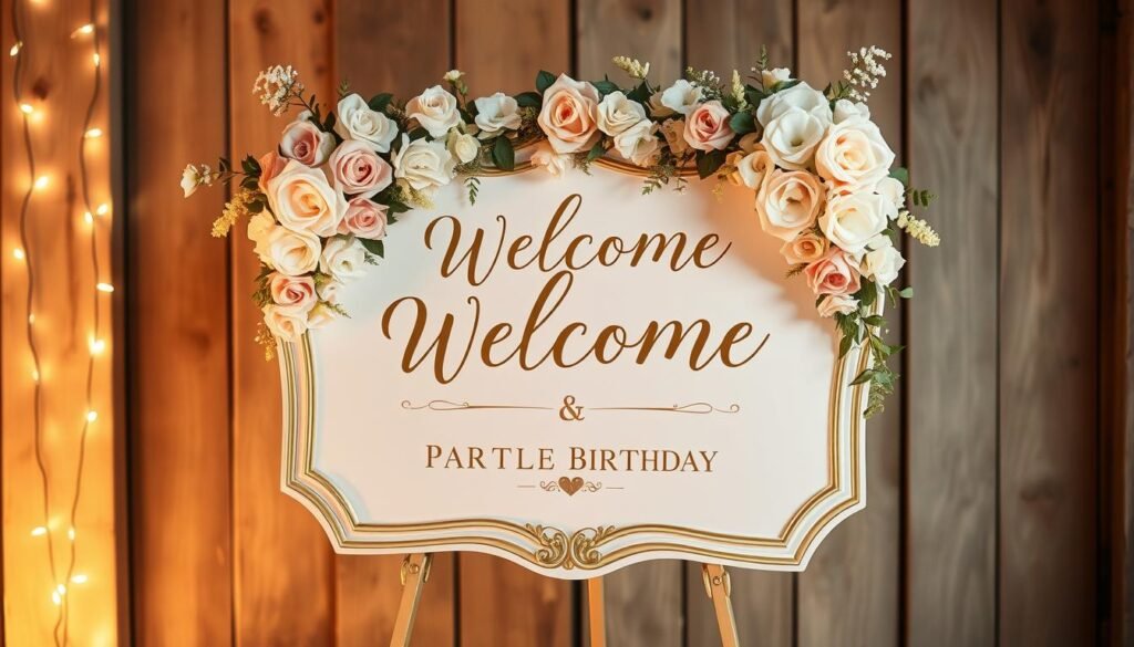 welcome sign