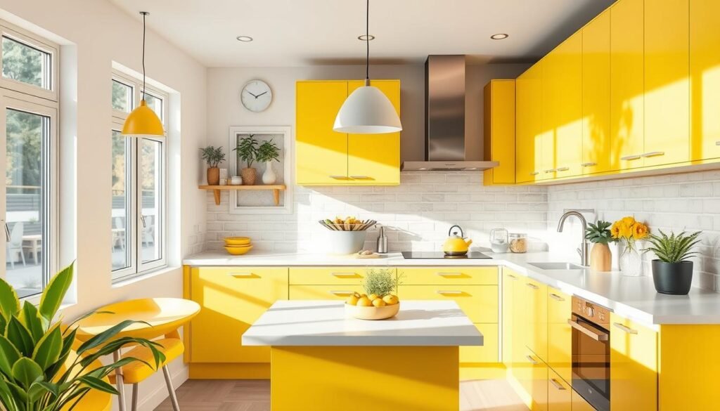 yellow kitchen cabinets yellow kitchen cabinets